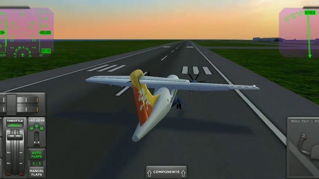 turboprop flight simulator flying Bhutan airlines ???????? смотреть онлайн