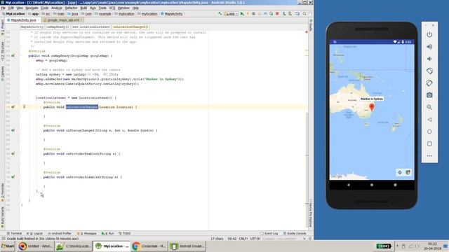 How to design a location tracking App using GPS in Android Studio - source code? смотреть онлайн