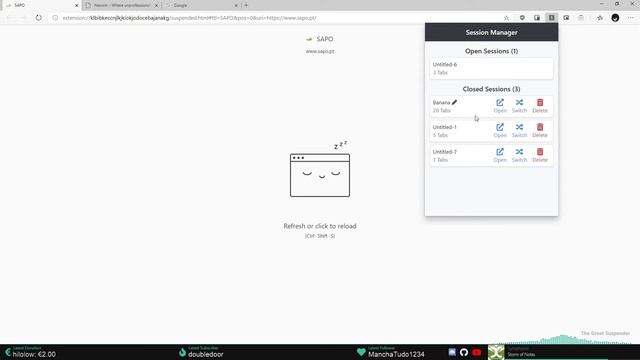 [PT/EN] Chrome Extension for Session Management 0 ? 100? | #6 | #angular #bootstrap смотреть онлайн