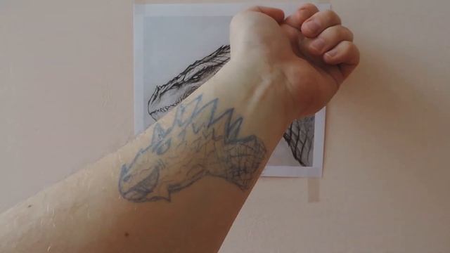 Делаем татуировку в виде дракона смотреть онлайн