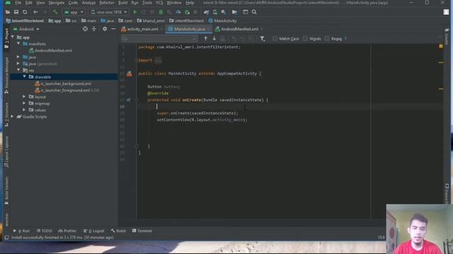 intent & filter intent - Android Studio Tutorial Bahasa Indonesia смотреть онлайн
