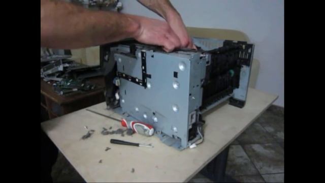 Hp LaserJet 2420 Paper Jam Disassembly