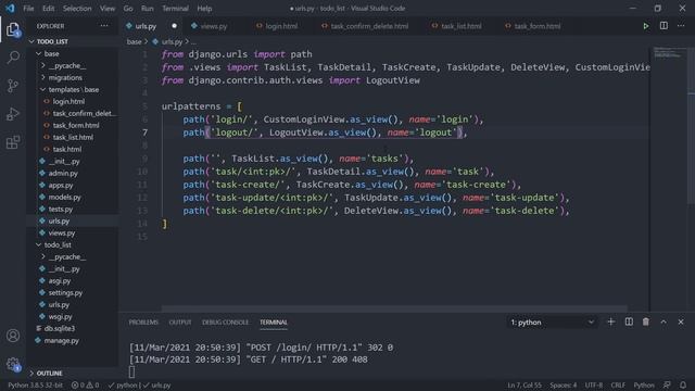 Django To Do List App With User Registration & Login смотреть онлайн