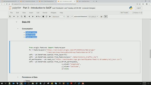 ArcGIS API for Python: Getting to Know Pandas and the Spatial Enabled DataFrame смотреть онлайн