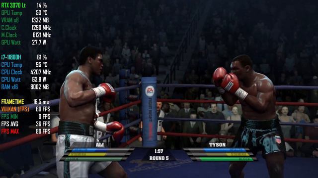 MSi Pulse GL66 - Fight Night Round 4 [RPCS3] (RTX 3070 8G) смотреть онлайн