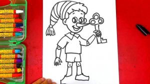 Как нарисовать БУРАТИНО - урок рисования