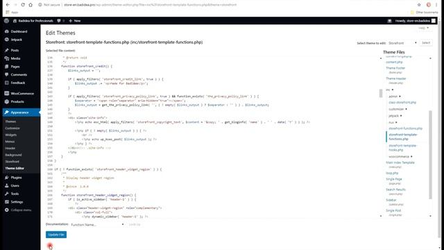 Storefront theme WooCommerce on WordPress: Bad Idea to change footer смотреть онлайн