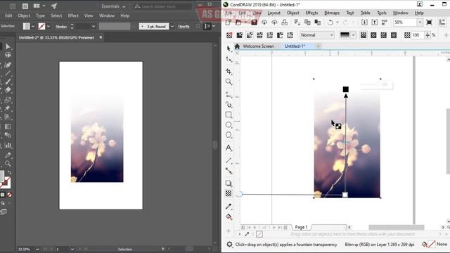 illustrator vs CorelDraw | Who is Best - Transparency tool смотреть онлайн