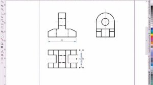 Нанесение размеров на чертеж в Corel