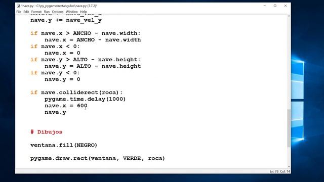 Python - Nivel 29 - Reto 21 - Método colliderect de la clase Rect смотреть онлайн