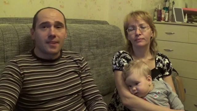 Семья Штутц из Тарту поздравляет! Церковь "Узкий путь" с 7летием! смотреть онлайн