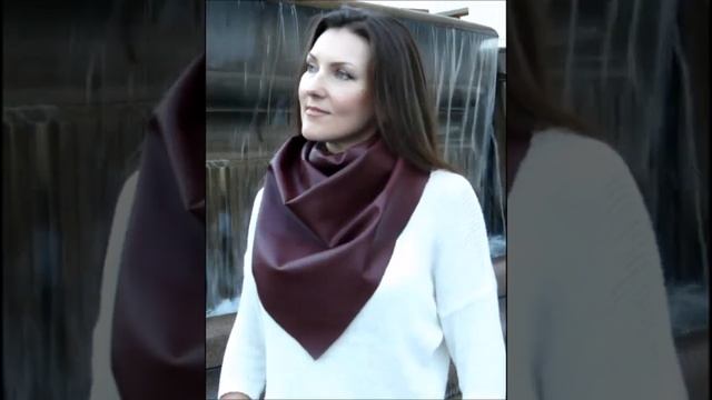 Что носить? Весна-осень 2017. Кожаный платок смотреть онлайн