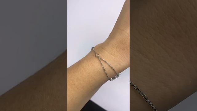 Браслет Пантера с фианитами из серебра 925 смотреть онлайн