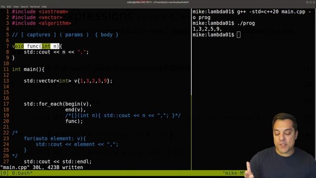 Lambda Part 1 - Unnamed function objects (closures) in C++ | Modern Cpp Series смотреть онлайн