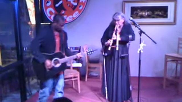 Derek T Washington and Lee - guitar and double flute improvi смотреть онлайн