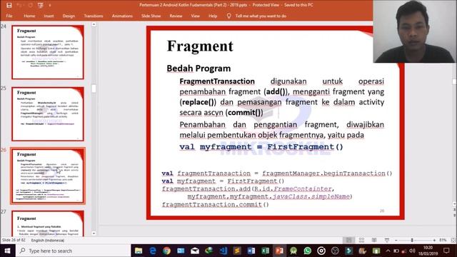 Membuat Fragment dan Threads Dengan Bahasa Pemrograman Kotlin Di Android Studio смотреть онлайн