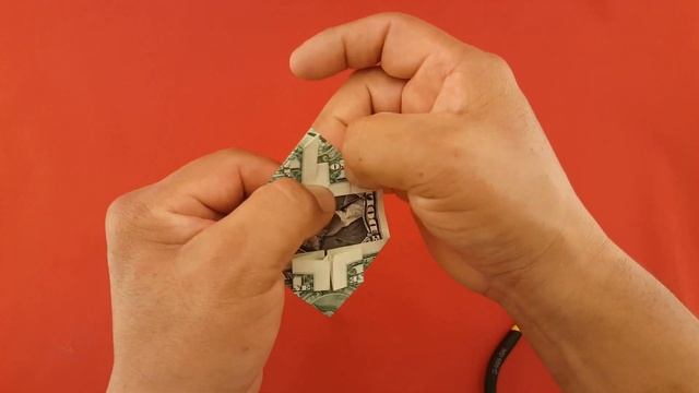 Dollar Origami Heart "CROSS" "Step, by step very easy "INSTRUCTIONS" смотреть онлайн