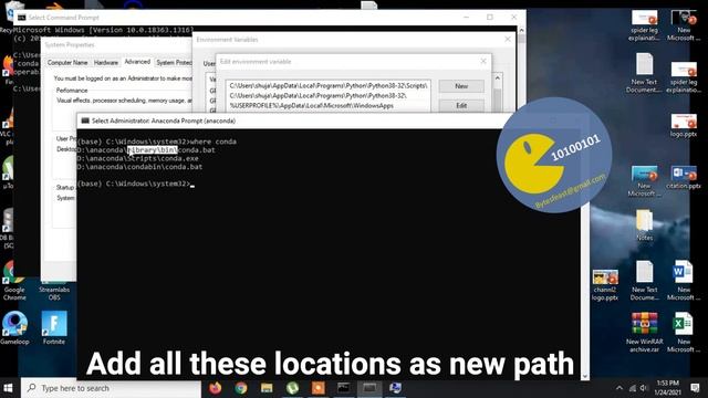 Fix conda is not recognized as an internal or external command, command not found, anaconda path se смотреть онлайн