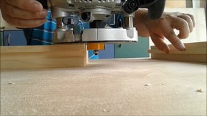 Фрезерование паза для угловой вязки досок
