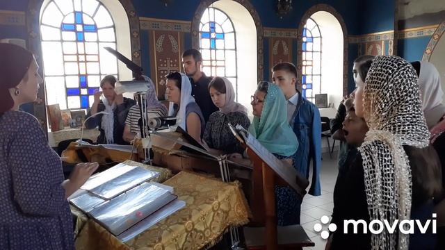 Тропарь и кондак Воздвижения знаменного распева смотреть онлайн