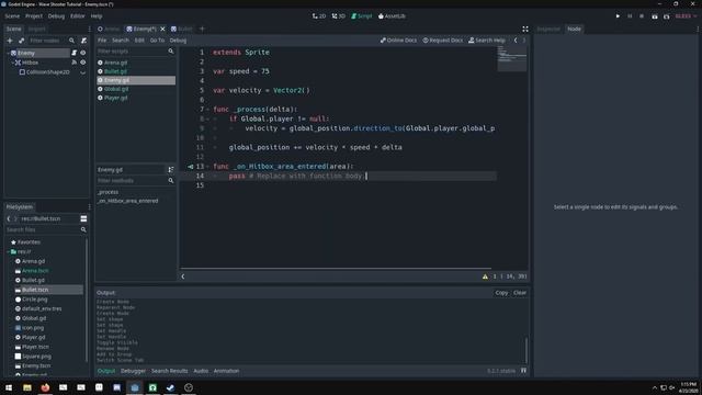 Godot 3 Wave Shooter Tutorial #3 - Enemy AI смотреть онлайн