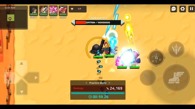 Ranged Basic Mono VS Sand Monster Raid | Guardian Tales смотреть онлайн