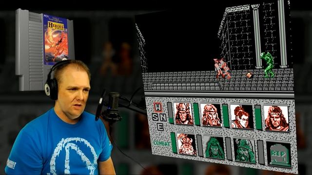 Advanced Dungeons & Dragons Heroes of the Lance - NES - Only Level One смотреть онлайн