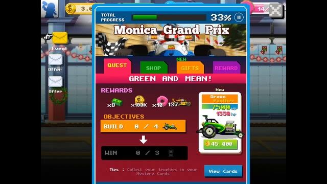 [RUS] Motor World Car Factory: Part # 13 - Ивент Monica Gran Prix с гоночками смотреть онлайн