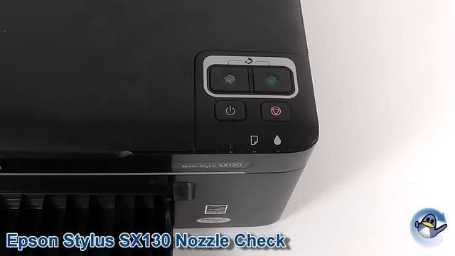 Epson Stylus SX130: How to do a Nozzle Check Pattern смотреть онлайн