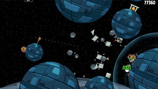 Angry Birds Star Wars Death Star 2-33 - Прохождение на 3 Звезды смотреть онлайн