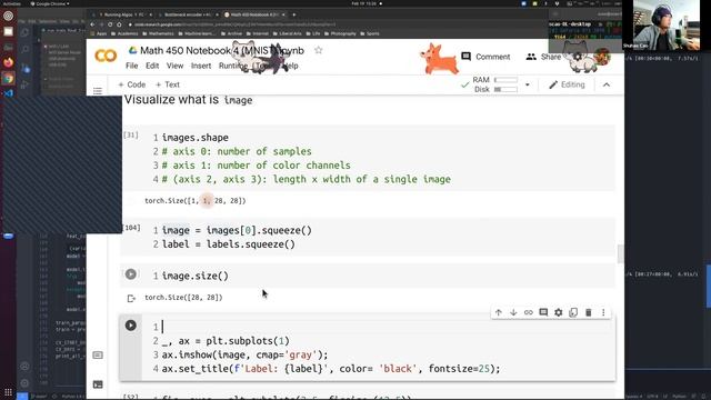 Lecture 12 Coding in Colab MNIST dataset manipulation in PyTorch смотреть онлайн