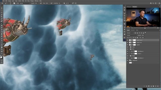 Magic Cloud Wall - Photo manipulation tutorial смотреть онлайн