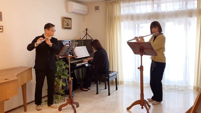 Franz Doppler - Andante and Rond, Op.25 for 2 flutes and piano смотреть онлайн