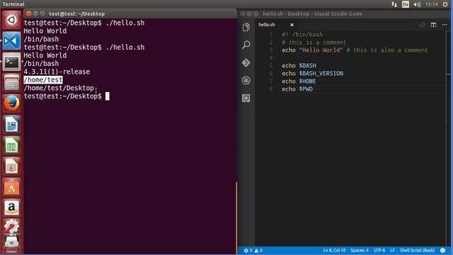 Shell Scripting Tutorial for Beginners 2 - using Variables and Comments смотреть онлайн