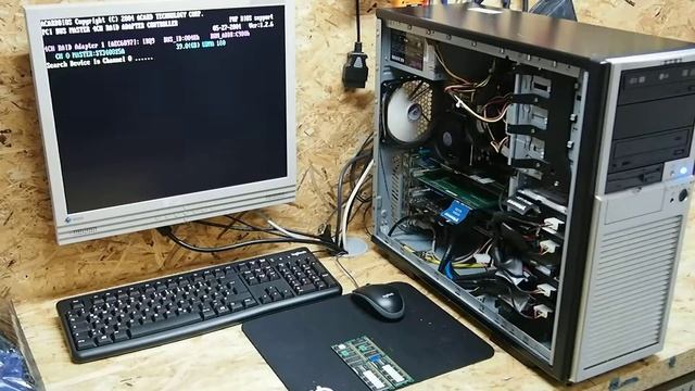 Tyan Tiger MPX S2466 2x Athlon MP 2600+ boot up with 2048MB ECC REG DDR RAM смотреть онлайн