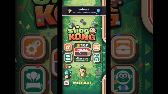 How to Unlock the "Say Cheese!" Achievement - Sling Kong | Rosie Rayne #shorts смотреть онлайн