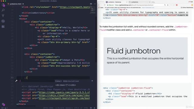 Bootstrap 4 Tutorial in Hindi Part 11 : Bootstrap 4 Jumbotron in English |Jumbotron background imag смотреть онлайн