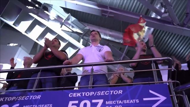 Славянское братство!!! Как это выглядит? Бой Папина/Асбарова и поддержка Северной Трибуны. смотреть онлайн
