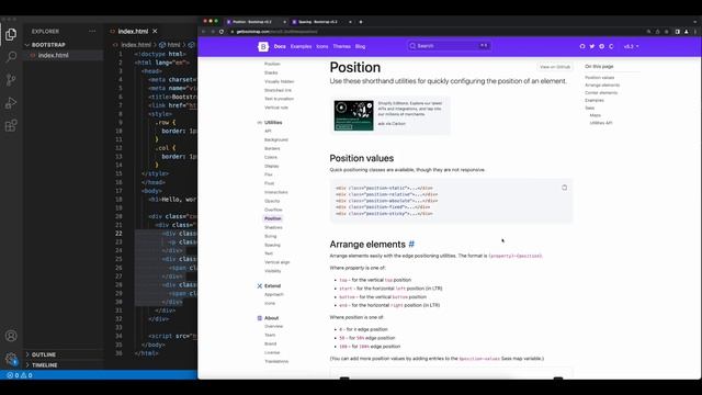 3. Bootstrap: Utilities смотреть онлайн
