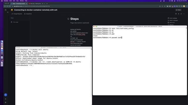 Connecting to docker container remotely via ssh key смотреть онлайн