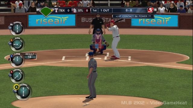 MLB 2K12 Gameplay / Walkthrough - St. Louis Cardinals vs. Texas Rangers (Also On PS3) смотреть онлайн