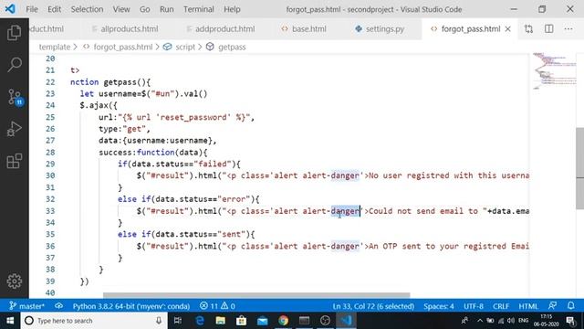 35 Reset Password In Django Using Ajax смотреть онлайн