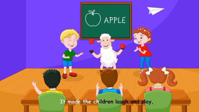 Mary had a little lamb kids rhymes with funny Baritone voice смотреть онлайн