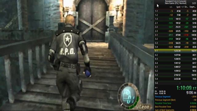 Resident evil 4 Speedrun Ps2 PAL (2h16m56) NG Normal смотреть онлайн
