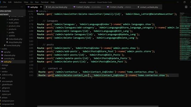 Laravel 10 Ecommerce Project | #38 Working on Contact Us Page with CRU in Admin & Home Pages смотреть онлайн