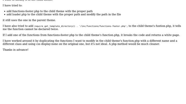 Wordpress: How can I modify footer when footer.php calls to another file? смотреть онлайн