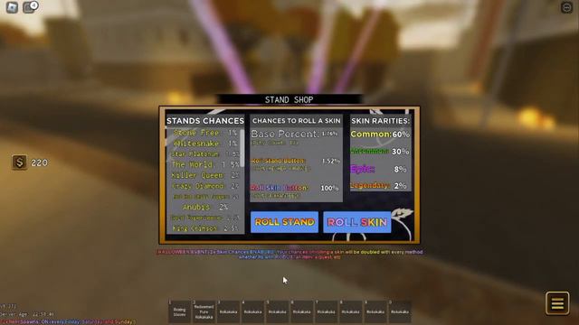 [YBA] Using 25 Arrows and 1 Lucky arrow for Halloween Skins | ROBLOX смотреть онлайн