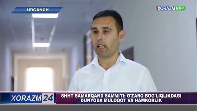 SHHT SAMARQAND SAMMITI O'ZARO BOG'LIQLIKDAGI DUNYODA MULOQOT VA HAMKORLIK