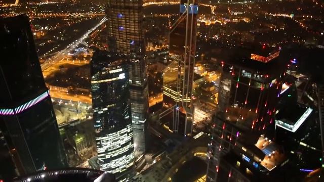 Москва Сити вечером)) смотреть онлайн