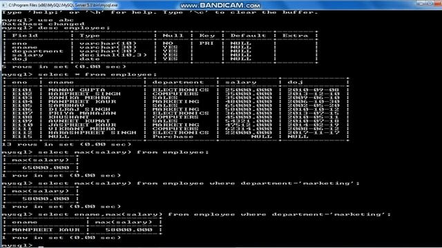 Aggregate Functions смотреть онлайн